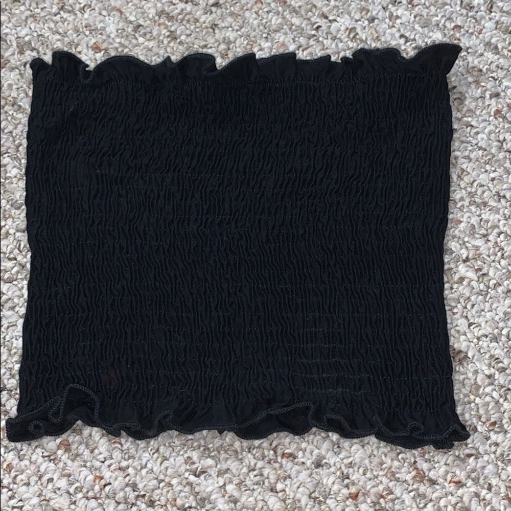 Black bandeau top!